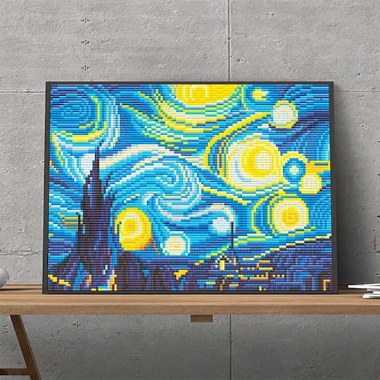 Sparkly Selections Starry Night Glow in the Dark Diamond Art Kit